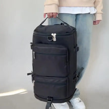 Mint Green Oxford Duffel Backpack Large Travel Bag Black One Size Travel Bags