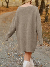 Oversized Knit Sweater Dress for Women in Acrylic Woman Sweater Dresses