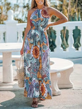 Paisley Print Halter Maxi Dress Maxi Dresses