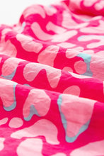 Pink Leopard Print Maxi Dress with Ruffles Maxi Dresses