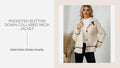 Pocketed Button Down Collared Neck Jacket video preview