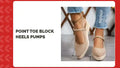 Point Toe Block Heels Pumps video preview