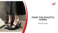 Point Toe Stiletto Pumps video preview