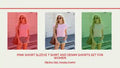 Pink Short Sleeve T Shirt and Denim Shorts Set for Women video preview