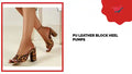 PU Leather Block Heel Pumps video preview