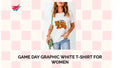 Grafisk T-shirt för speldag för kvinnor video preview