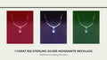 1 Carat 925 Sterling Silver Moissanite Necklace video preview