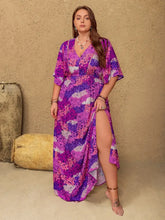 Purple and Pink Floral Maxi Dress Machine Wash Cold Tumble Dry Low Vivid Violet Maxi Dresses
