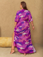 Purple and Pink Floral Maxi Dress Machine Wash Cold Tumble Dry Low Maxi Dresses
