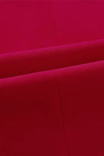 Red Double-Breasted Blazer with Long Sleeve Length and Shawl Collar Woman Outerwear