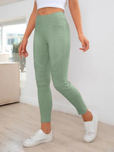 Sage Green Moto Leggings for Women Woman Leggings