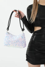 Small Sequin Shoulder Bag in Polyester Shoulder Bags