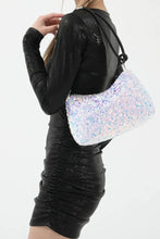 Small Sequin Shoulder Bag in Polyester Shoulder Bags