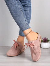 Gray and Black Suede Women’s Mule and Lace-Up Loafers Woman Loafers