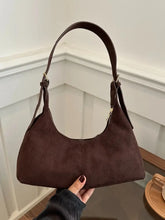 Taupe Faux Leather Medium Shoulder Bag Shoulder Bags