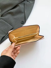 Textured PU Leather Wallet in White Black or Pink Woven Pattern Wallets