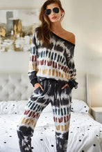 Tie Dye Soft Knit Jersey Pajama Set for Women Woman T Shirts