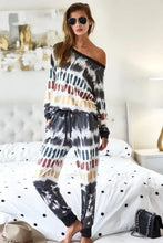 Tie Dye Soft Knit Jersey Pajama Set for Women Woman T Shirts