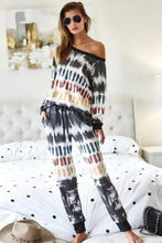 Tie Dye Soft Knit Jersey Pajama Set for Women Woman T Shirts