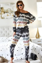 Tie Dye Soft Knit Jersey Pajama Set for Women Woman T Shirts