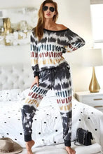 Tie Dye Soft Knit Jersey Pajama Set for Women Woman T Shirts