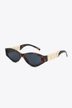 White Cat Eye Sunglasses with Gold Chain Detail and UV400 Protection Sunglasses