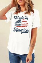 White Made In America Graphic T Shirt for Women Woman T Shirts