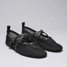 White Mesh Mary Jane Ballet Flats for Women Woman Loafers