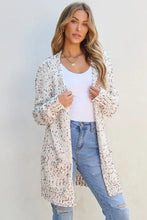 Open Front Long Sleeve Cardigan Woman Outerwear