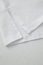 White Oversized Star Design Cotton T-Shirt for Women Woman T Shirts