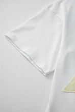 White Oversized Star Design Cotton T-Shirt for Women Woman T Shirts