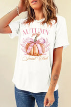 White Pumpkin Graphic T-Shirt for Women Woman T Shirts