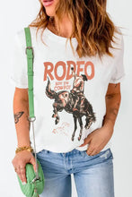 White Rodeo Graphic T-Shirt for Women Woman T Shirts