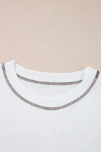 White Rodeo Horseshoe Embroidered Pocket T Shirt for Women Woman T Shirts