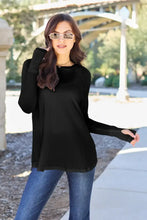 White Round Neck Long Sleeve T Shirt for Women Size Round Woman T Shirts
