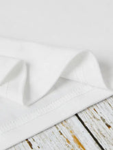 White T Shirt with Colorful Bunny Print for Women Woman T Shirts