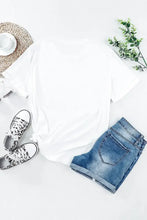 White T-Shirt with Colorful Football Pattern for Women Woman T Shirts
