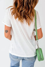 White T-Shirt with Horse Graphic for Women Woman T Shirts