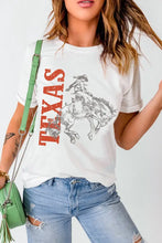 White Texas Rodeo Graphic T-Shirt for Women Woman T Shirts