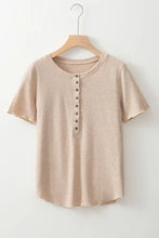 Women's Beige Button-Up Casual Shirt Woman T Shirts