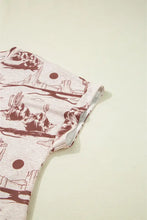 Women's Desert Print Stretch T-Shirt Woman T Shirts