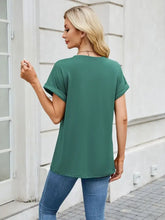 Women's Green Basic T-Shirt with Slight Stretch Woman T Shirts