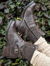 Women's Leather Lace Up Boots in Brown Black and Burgundy Chocolate Woman Boots