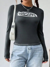 Womens Long Sleeve Graphic and Solid T Shirts Pack Woman T Shirts