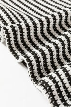 Women's Striped Long Sleeve Knit Sweater Woman T Shirts