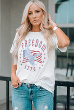 FREEDOM 1776 Graphic Tee White Woman T Shirts