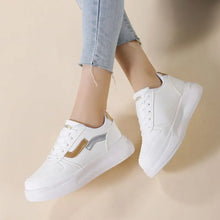 Women's White Platform Fashion Sneakers Woman Athletic Shoes