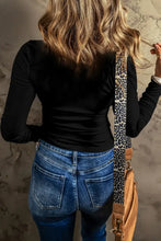 Womens White Ribbed Long Sleeve Top Basic Style Woman T Shirts