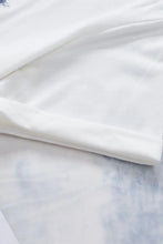 Leopard Floral Graphic Round Neck Tee Woman T Shirts