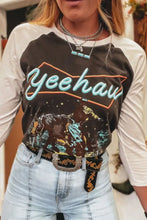 Womens Yeehaw Graphic Tee and Jeans Western Outfit Woman T Shirts